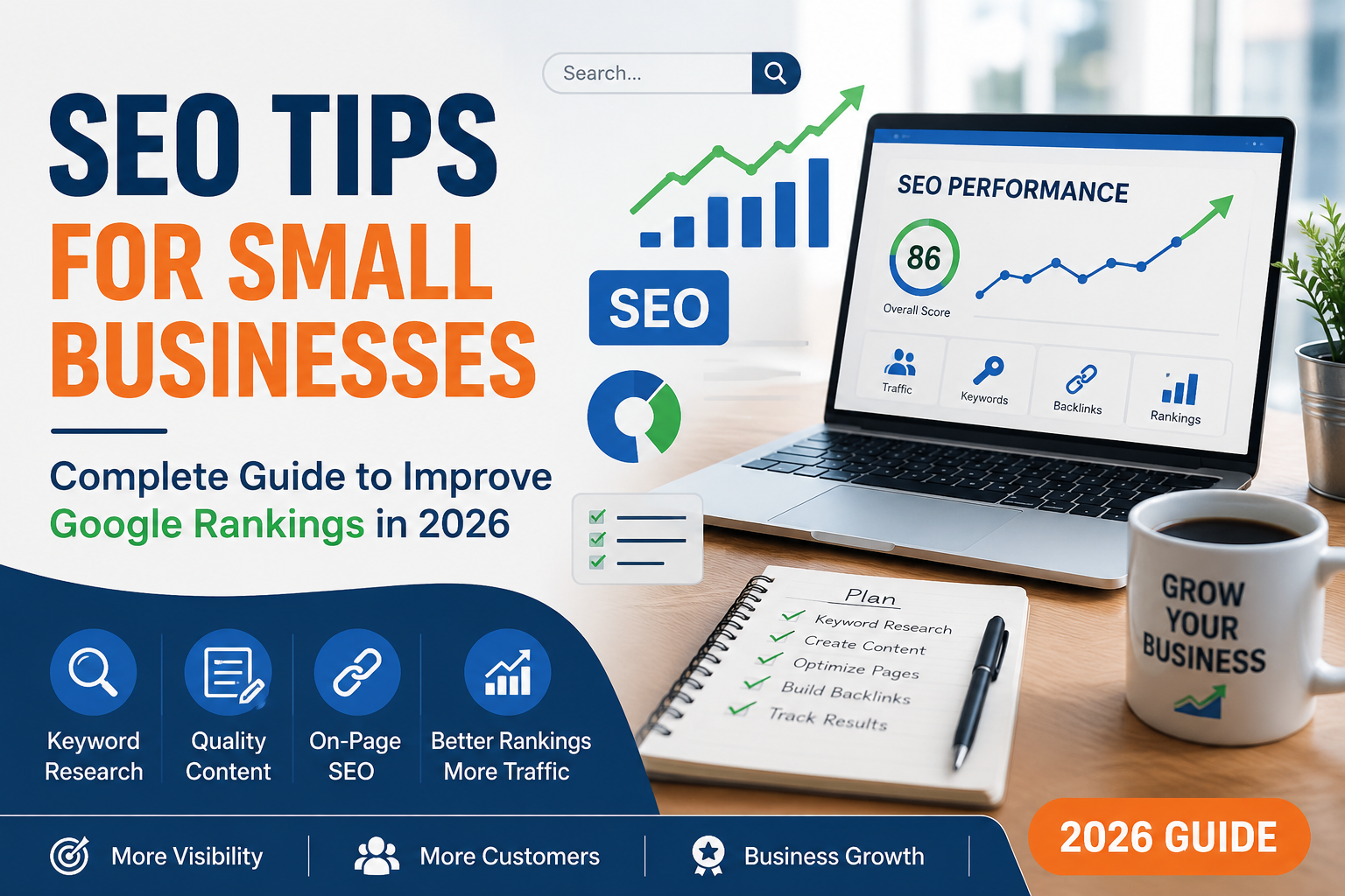 SEO Tips for Small Businesses: Complete Guide to Improve Google Rankings in 2026