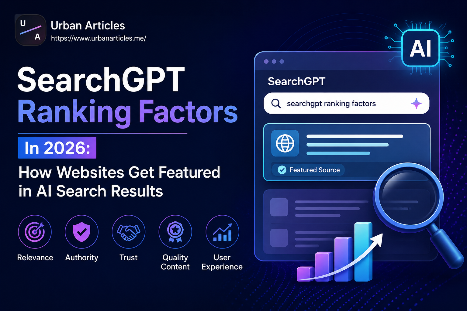 SearchGPT Ranking Factors in 2026: How Websites Get Featured in AI Search Results