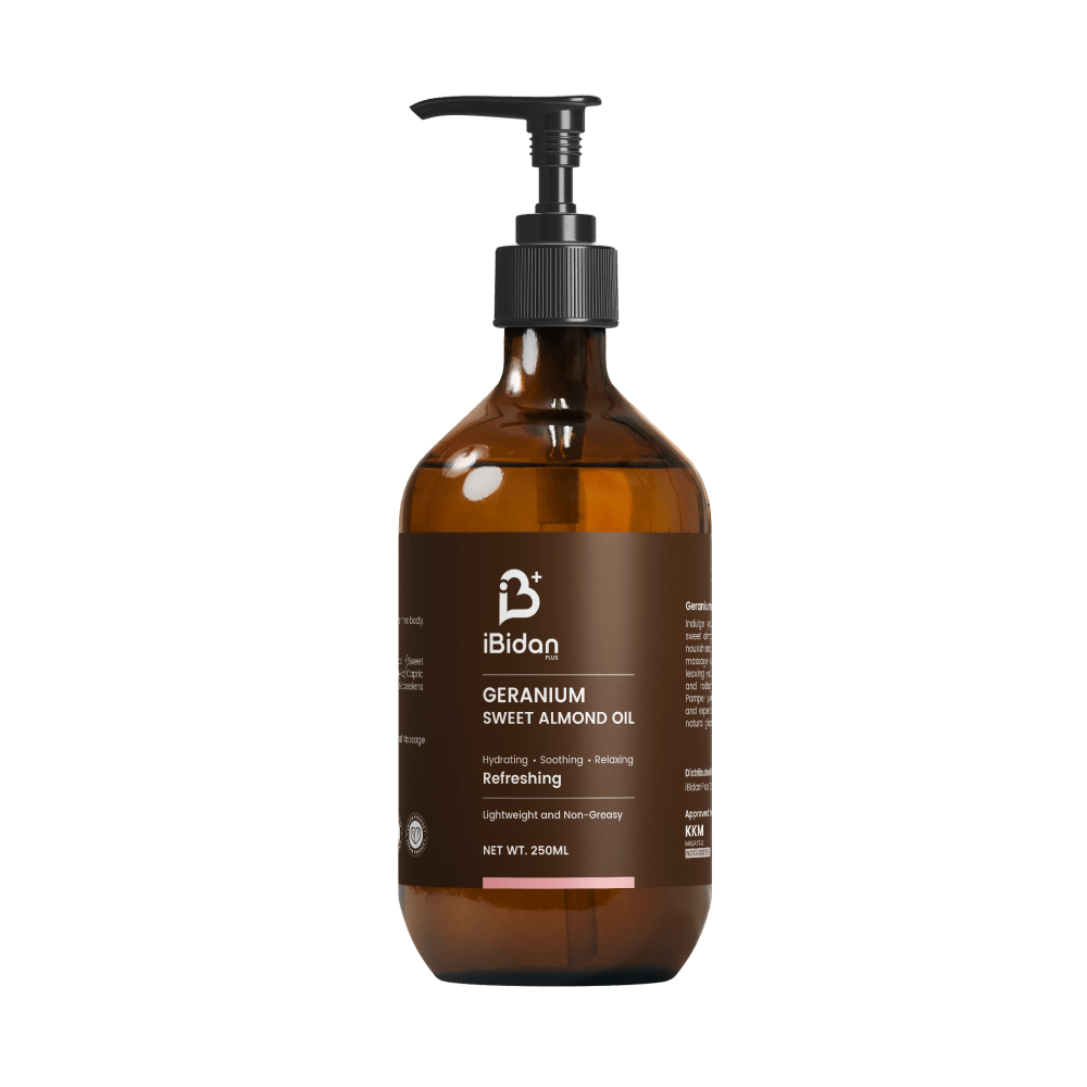 ABE Geranium Sweet Almond Oil 500ml