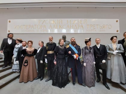 Александр III, Бенуа и Куинджи встретили гостей на торжествах в честь 125-летия Русского музея