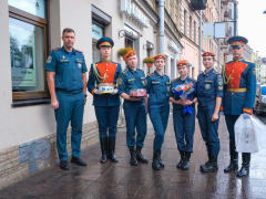 98 лет Почётному ветерану пожарной службы Санкт-Петербурга