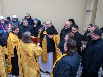 В Александро-Невской Лавре почтили память священномученика Петра Скипетрова