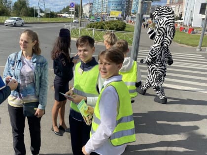 Перейди дорогу правильно: единороссы Приморского района совместно с ГИБДД провели акцию в Юнтолово