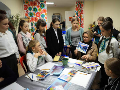 Дети мобилизованных петербуржцев обучились основам живописи в Строгановском дворце – мастер-класс организовали Русский музей и реготделение «Единой России»