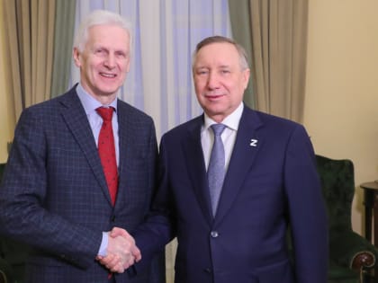 Александр Беглов и Андрей Фурсенко обсудили развитие в Петербурге университетских кампусов мирового уровня
