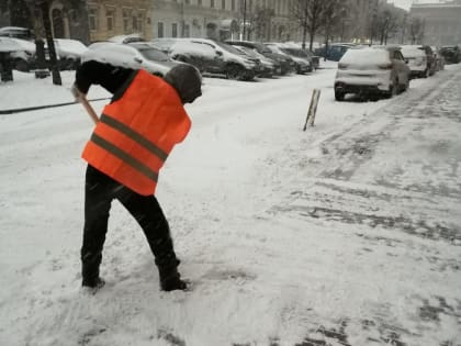Район готов усилить работу по уборке снега в ночь
