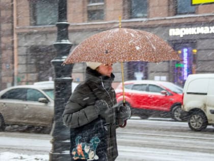Дожди с мокрым снегом накроют Петербург вечером 18 января