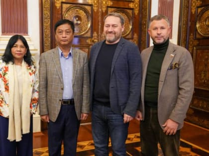 Мариинский дворец посетил Чрезвычайный и Полномочный посол Республики Союз Мьянма