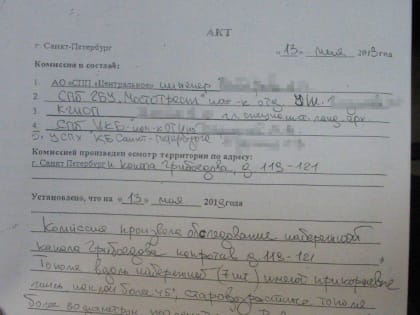 «Это какая-то подстава»: экоактивисты продолжают отстаивать тополя на Грибоедова. Им показали документы без печатей