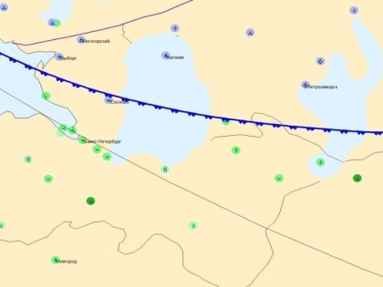 В Ленобласти утром похолодало до минус одного градуса