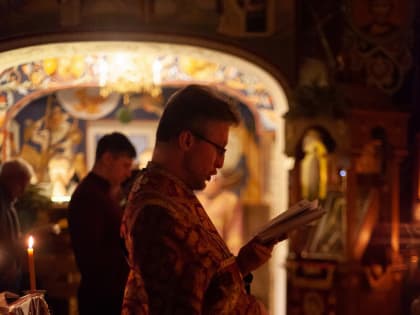 Чтение Великого канона преподобного Андрея Критского совершается на петербургском подворье Коневского монастыря
