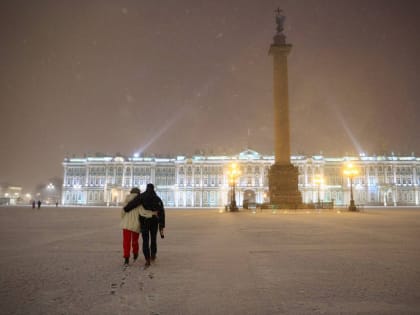 Нарния или Звездные войны? Посмотрите на заснеженный Петербург и скажите, что видите