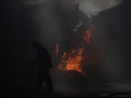 В пожаре на Пулковском шоссе погибли два человека