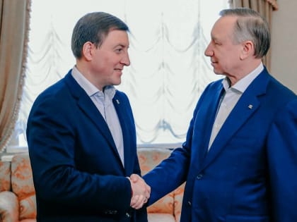 Александр Беглов поздравил Андрея Турчака с назначением врио главы Республики Алтай