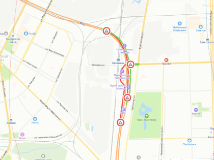 ЗСД перекроют на ночь у развязки с Благодатной улицей