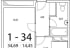 1-к квартира, 34.7 м², 11/13 эт.