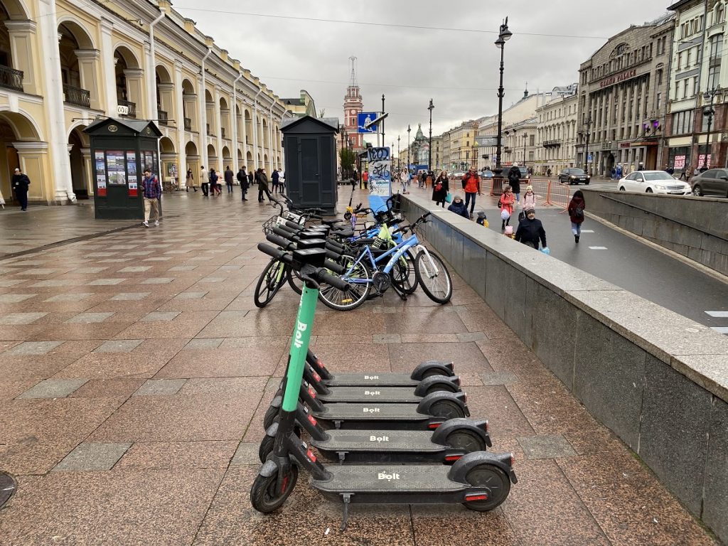 Карта электросамокатов спб