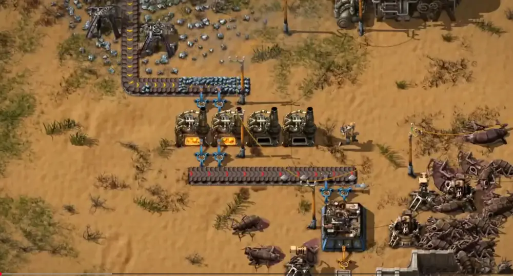 Factorio automation lines