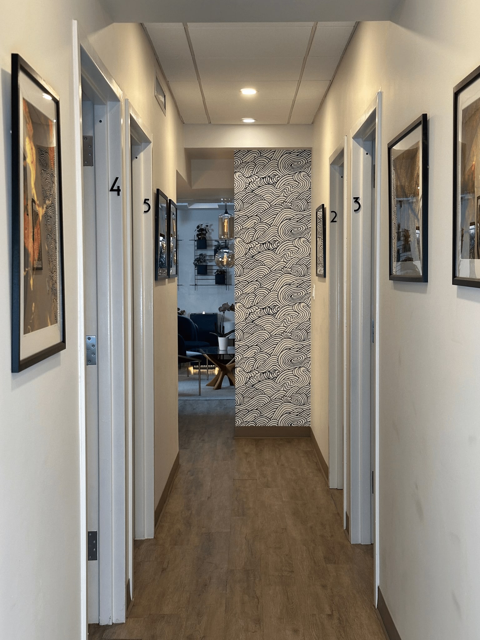 Welcoming reception area