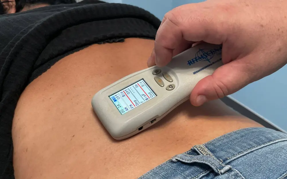 SCENAR Therapy treatment session — Dmitriy Kovarskiy, LMT, Midtown Manhattan NYC