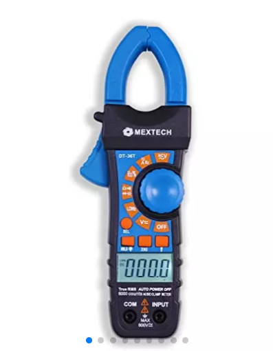 Mextech DT36T Mextech DT36T Digital Clamp Meters Front Display