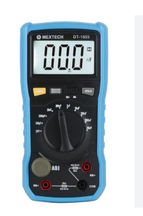 Mextech DT1503 Mextech DT1503 Capacitance Meter Front Display