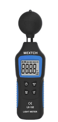 Mextech LX102 Mextech LX102 Lux Meter Front Display