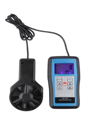 Mextech AM4208 Mextech AM4208 Anemometer Front Display