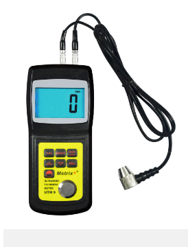 Metrix+ UTM 9 Metrix+ UTM 9 Ultrasonic Thickness Gauge Front Display