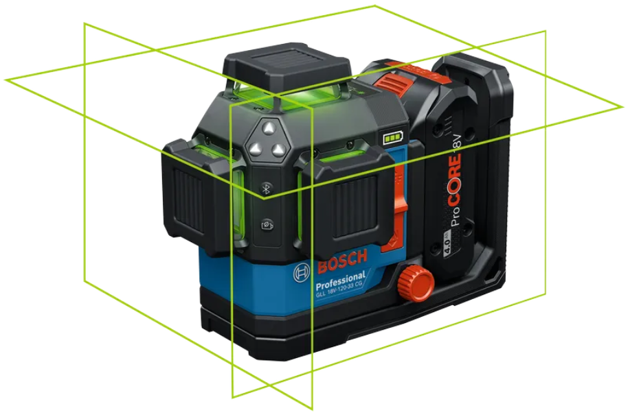 Bosch GLL 18V-120-33 CG Bosch GLL 18V-120-33 CG Multi-Power Line Laser
