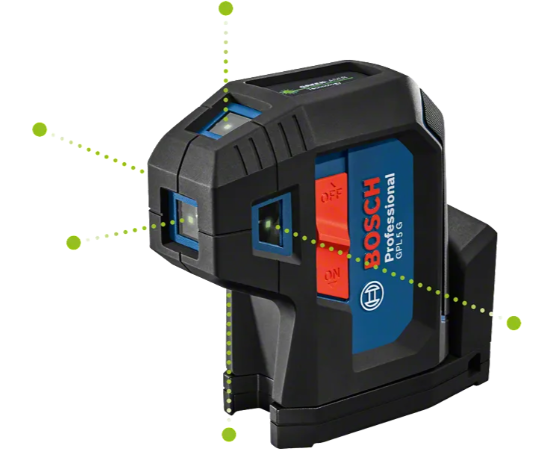 Bosch GPL 5G Bosch GPL 5G 5-Point Green Laser