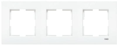 VİKO Karre Beyaz Üçlü Çerçeve 90960202