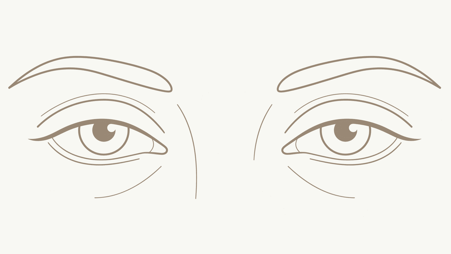 Müder Blick