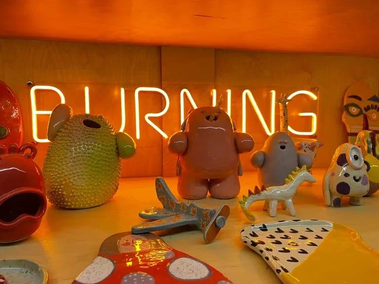 Burning Clay