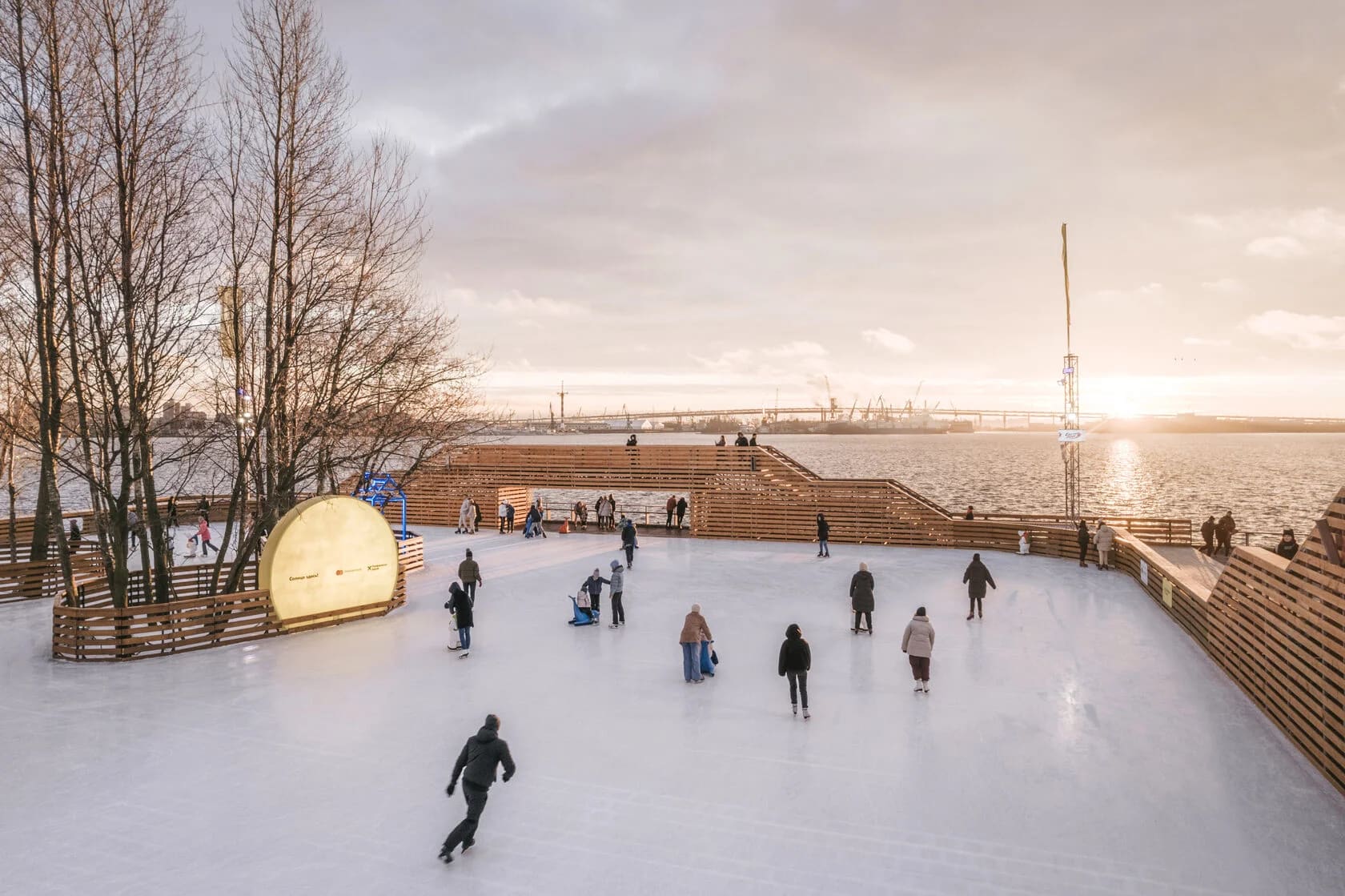 Зима в порту