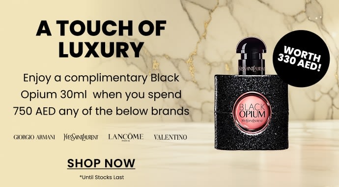 Complimentary full-sized perfume