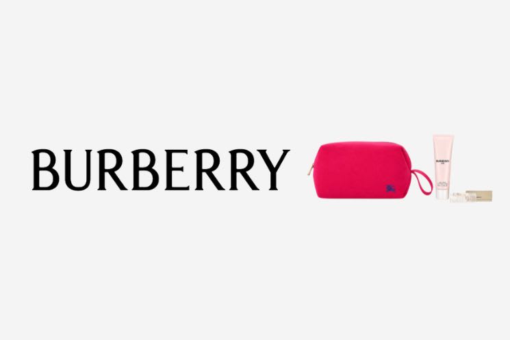 Free Burberry Pouch, Body Lotion & Pearl Comb