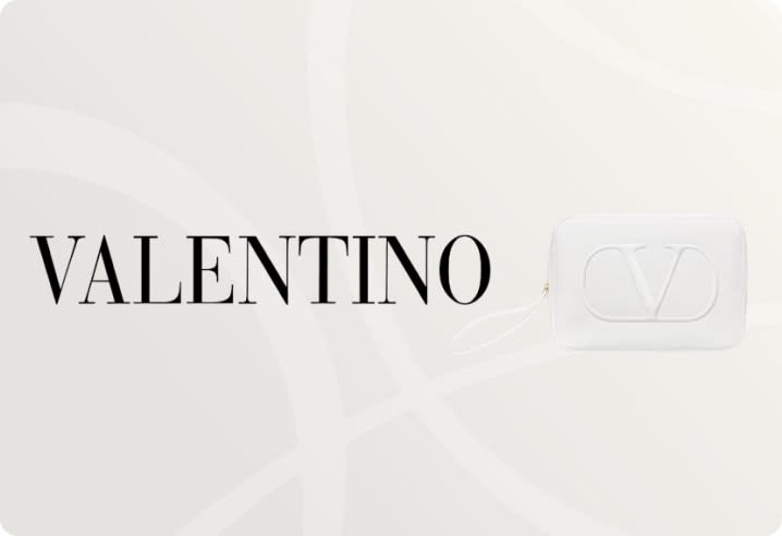 Free Valentino White Pouch