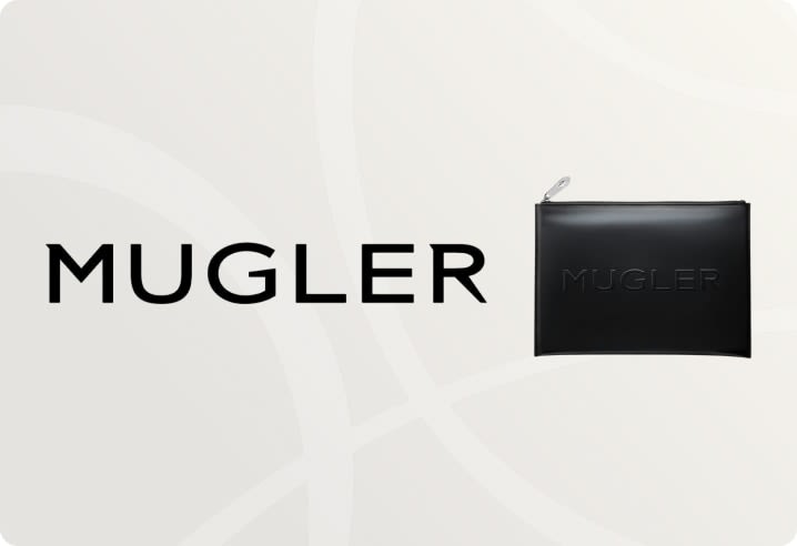Free Mugler Medium Sized Pouch