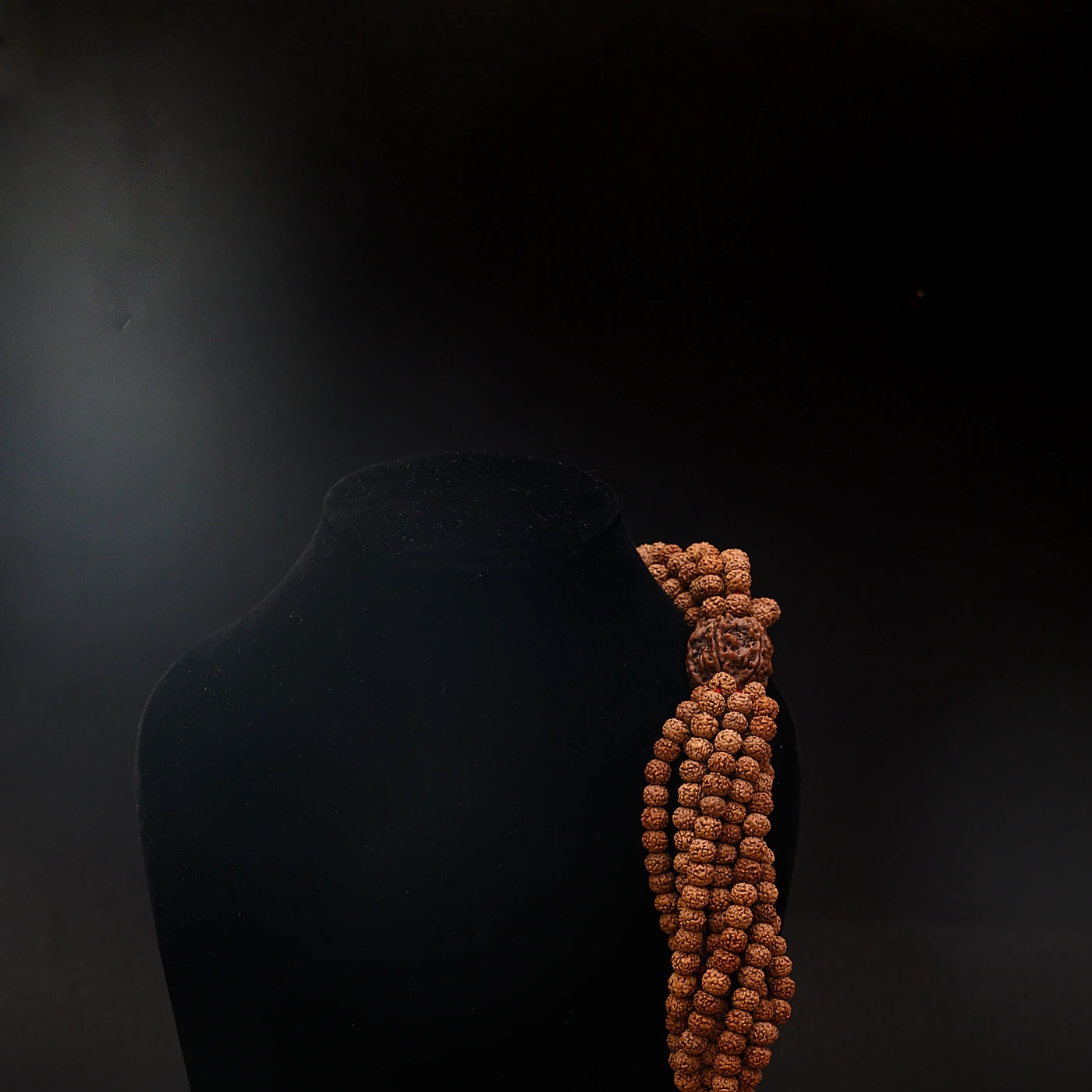 1008 Beads Nepali Rudraksha Maha Kanthi Mala - Top Right View