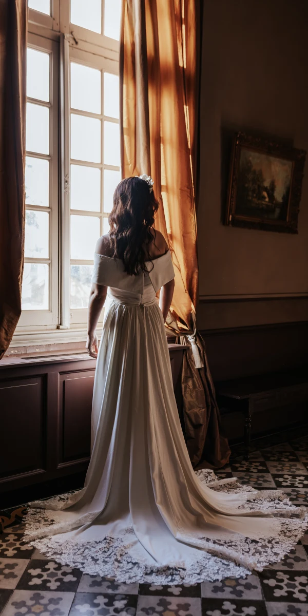 robe de mariée bohème chic Monica Mariage Toulouse