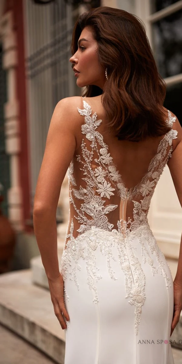 Robe de mariée sirène dentelle Monica Mariage Toulouse