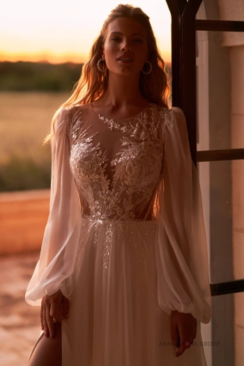 Robe de mariée pas cher modèle Devney (Taille 36-38)