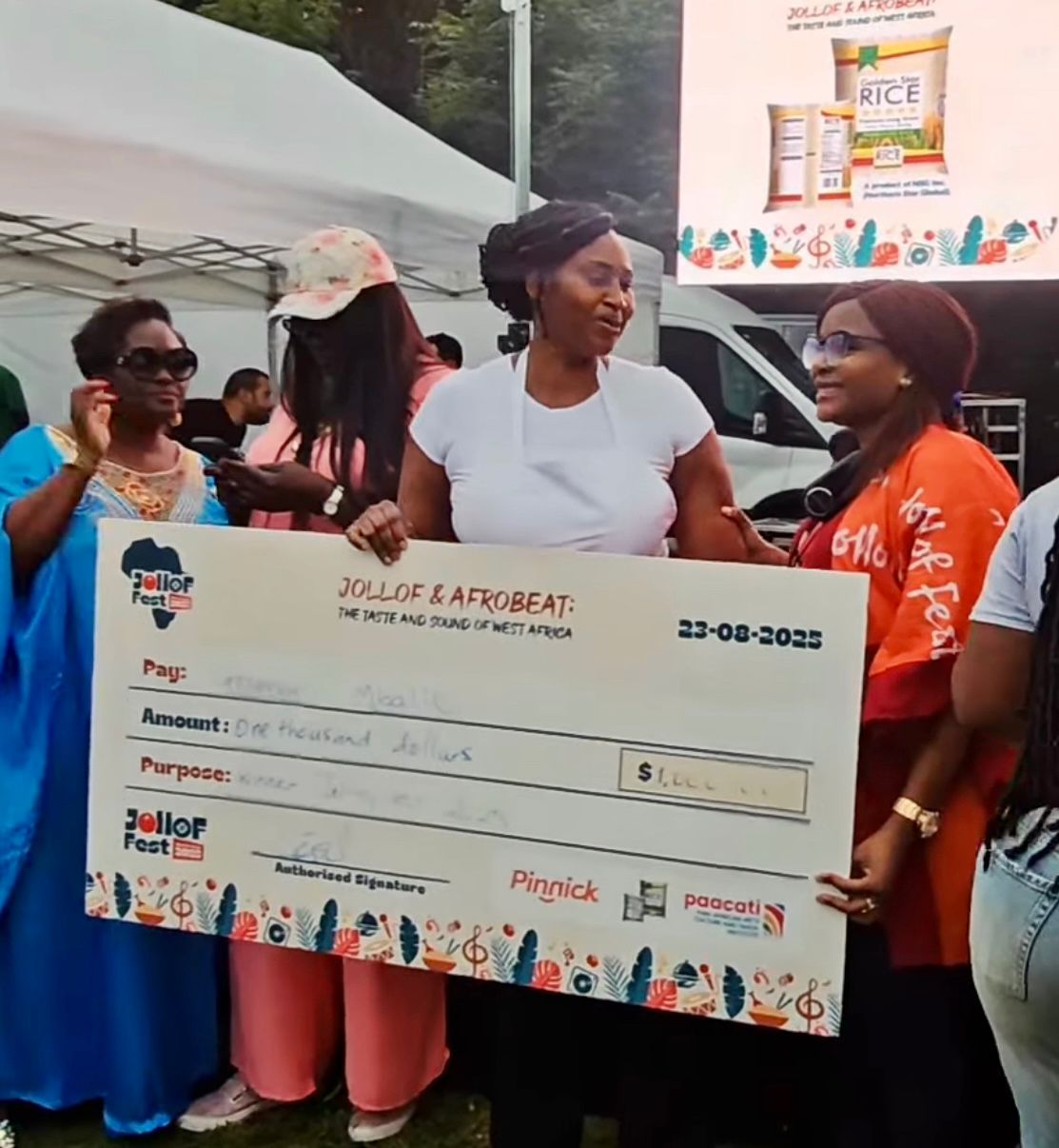 Large Cheque Foam Board