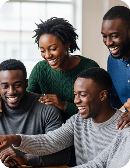 Team working together