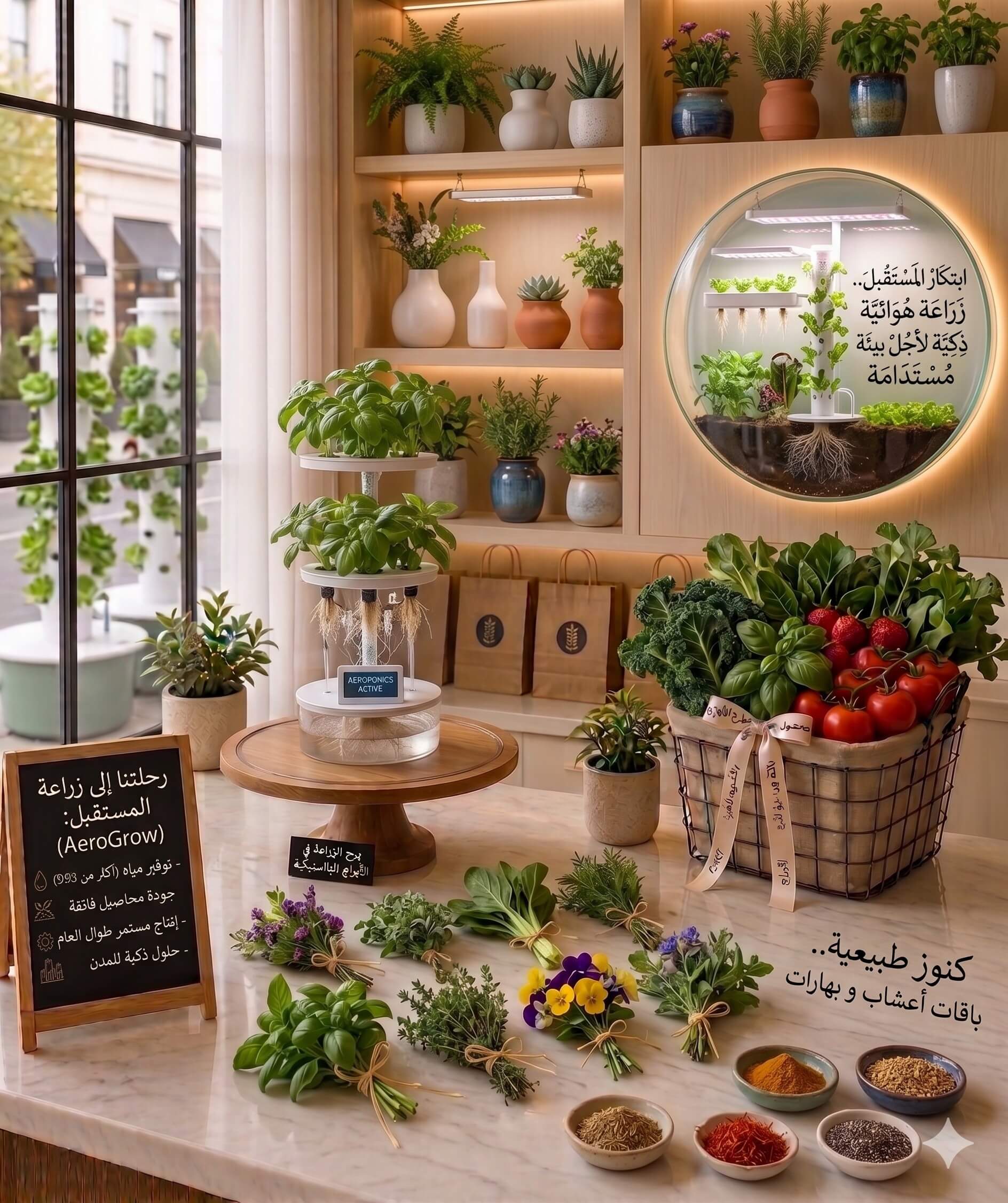الزراعة في الأبراج البلاستيكية