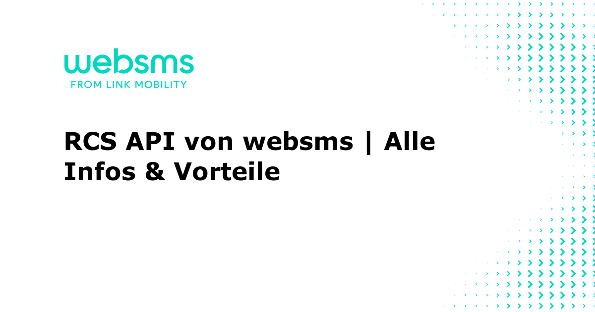 RCS API von websms | Alle Infos & Vorteile