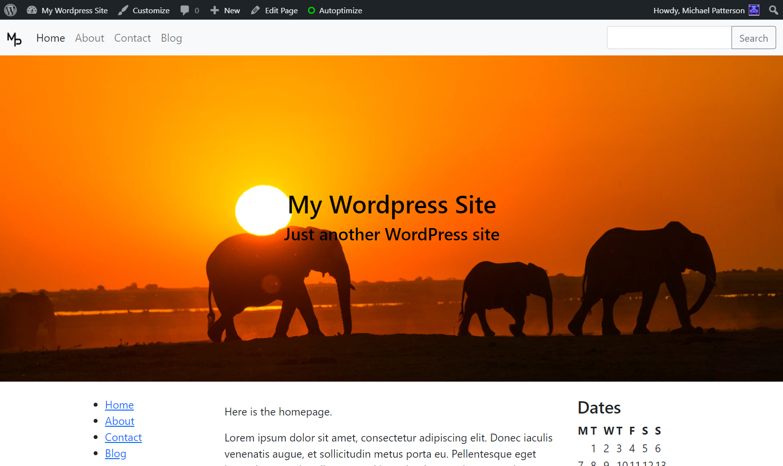 June Wordpress Theme