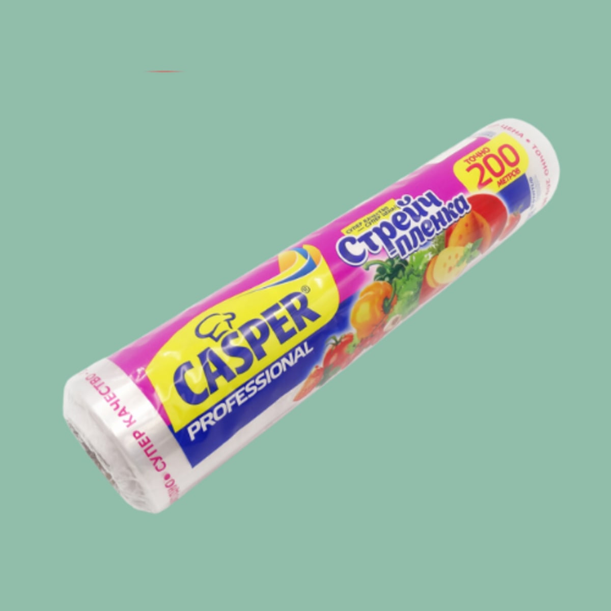 Oziq-ovqat steych plyonkasi CASPER PROFESSIONAL, 30 sm kenglik, 200 metr