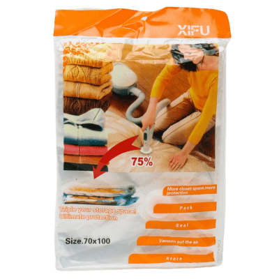 Shkafingizda 75% ko'proq joy: 70x100 sm o'lchamdagi vakuumli paket 2